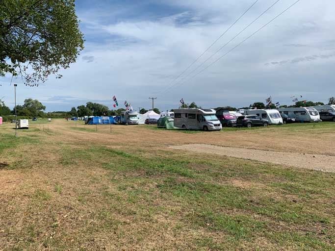 206 EHU campsite run by 4x100KVA generators.