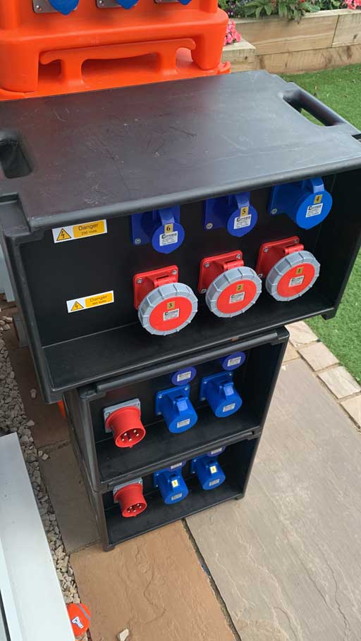 Single & Three Phase power distribution boxes.